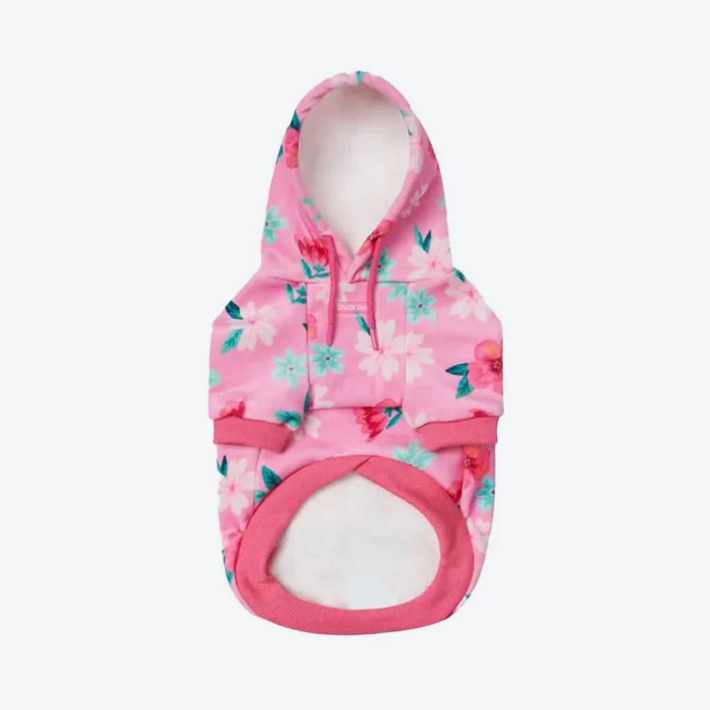 Blossom Dog Hoodie - Pink - Image 8
