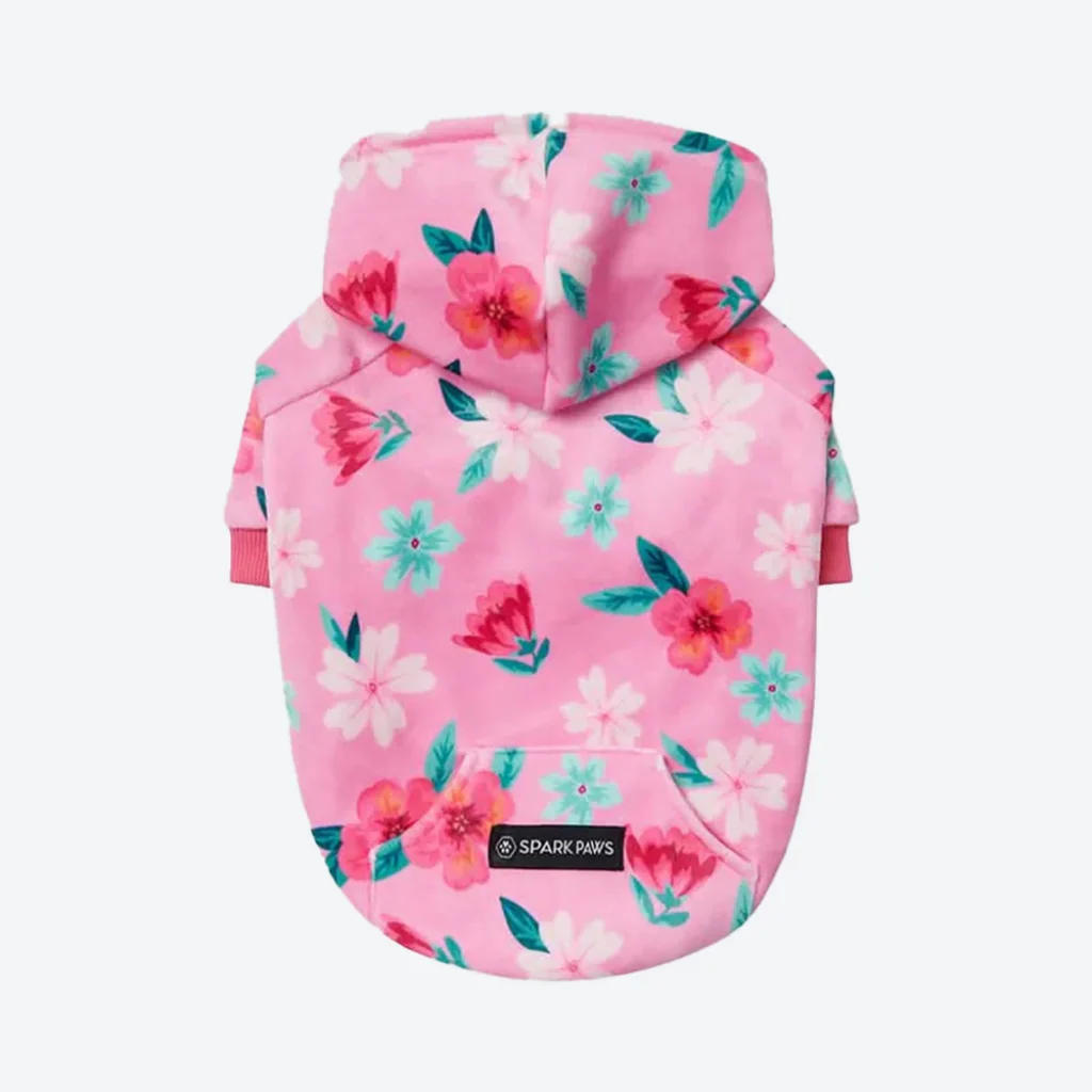 Blossom Dog Hoodie - Pink - Image 9