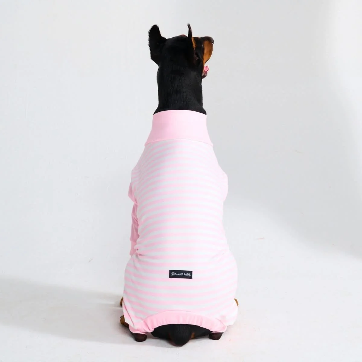 Dog Pajama - Pink Stripes - Image 2