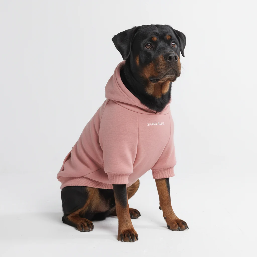 Essential Dog Hoodie - Dusty Pink - Image 7