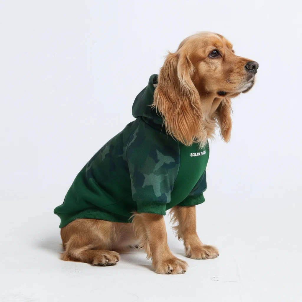 Forest Camo Dog Hoodie - Image 5
