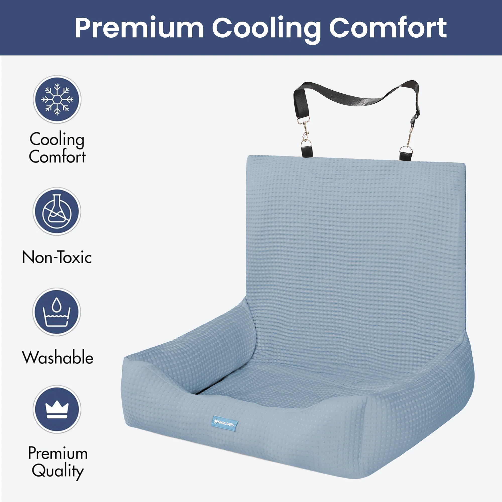 Frostcore™ Dog Cooling Car Seat Beds - Image 36