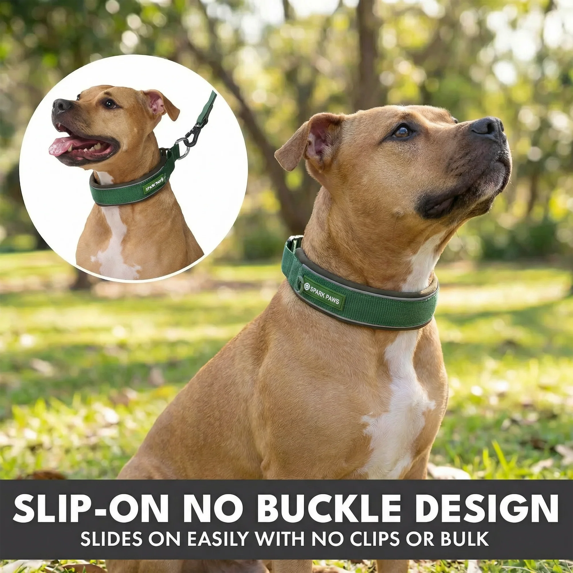 Martingale Collar Set - Army Green - Image 5