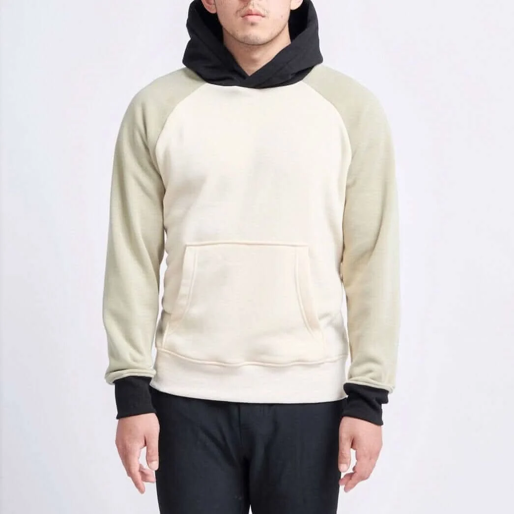 Olive Cream Human Hoodie - Image 4