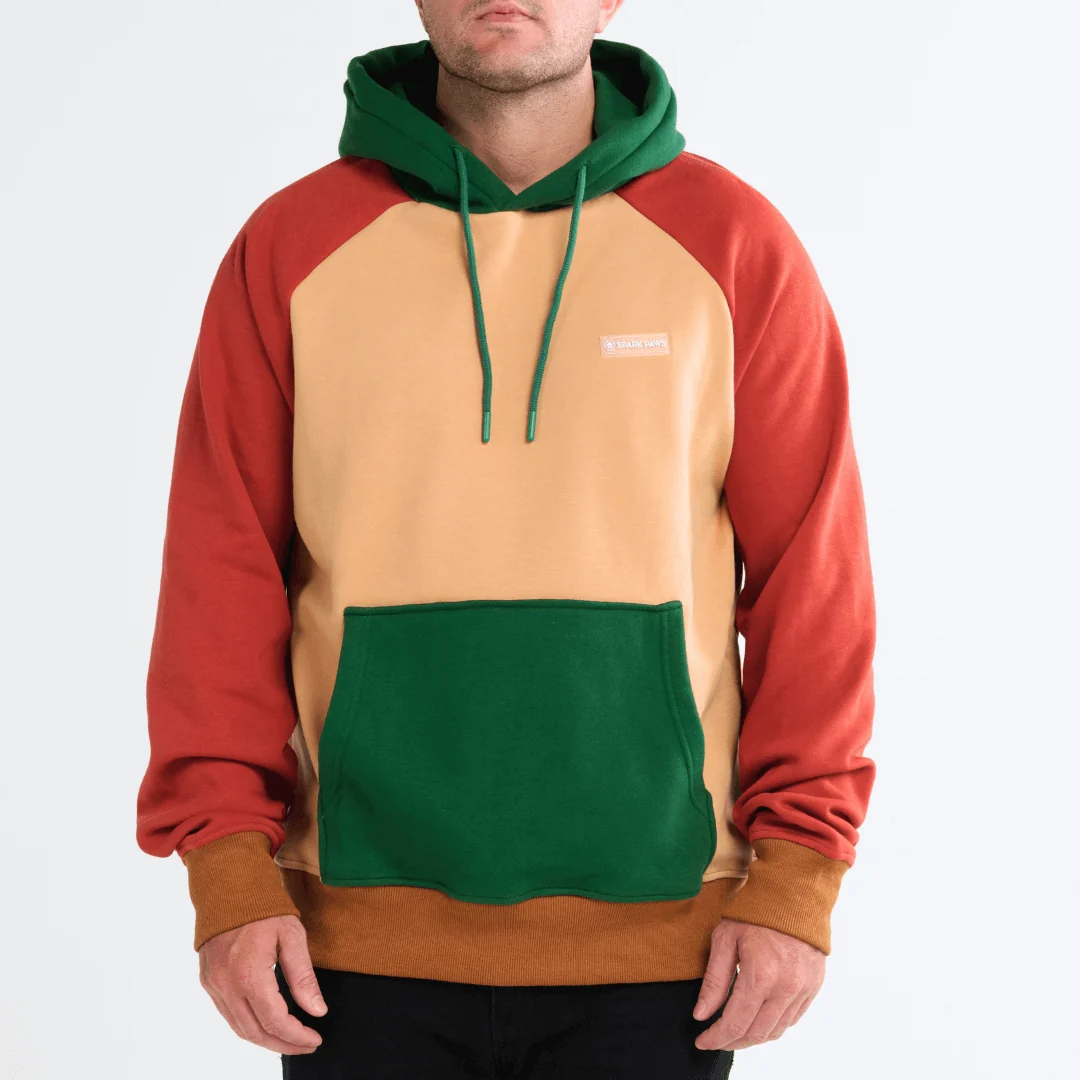 Color Block Human Hoodies - Image 15