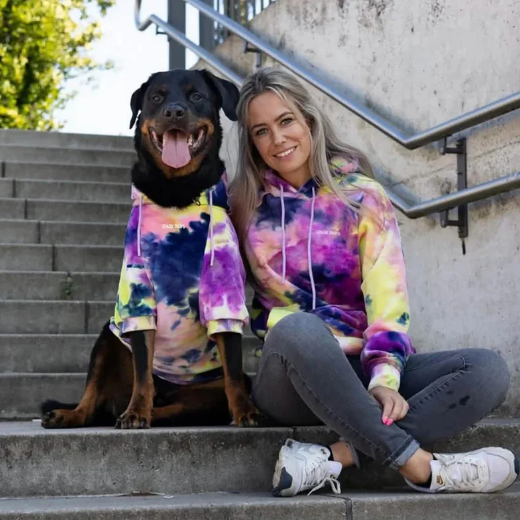 Velvet Dog Hoodie - Berry Lemonade - Image 12